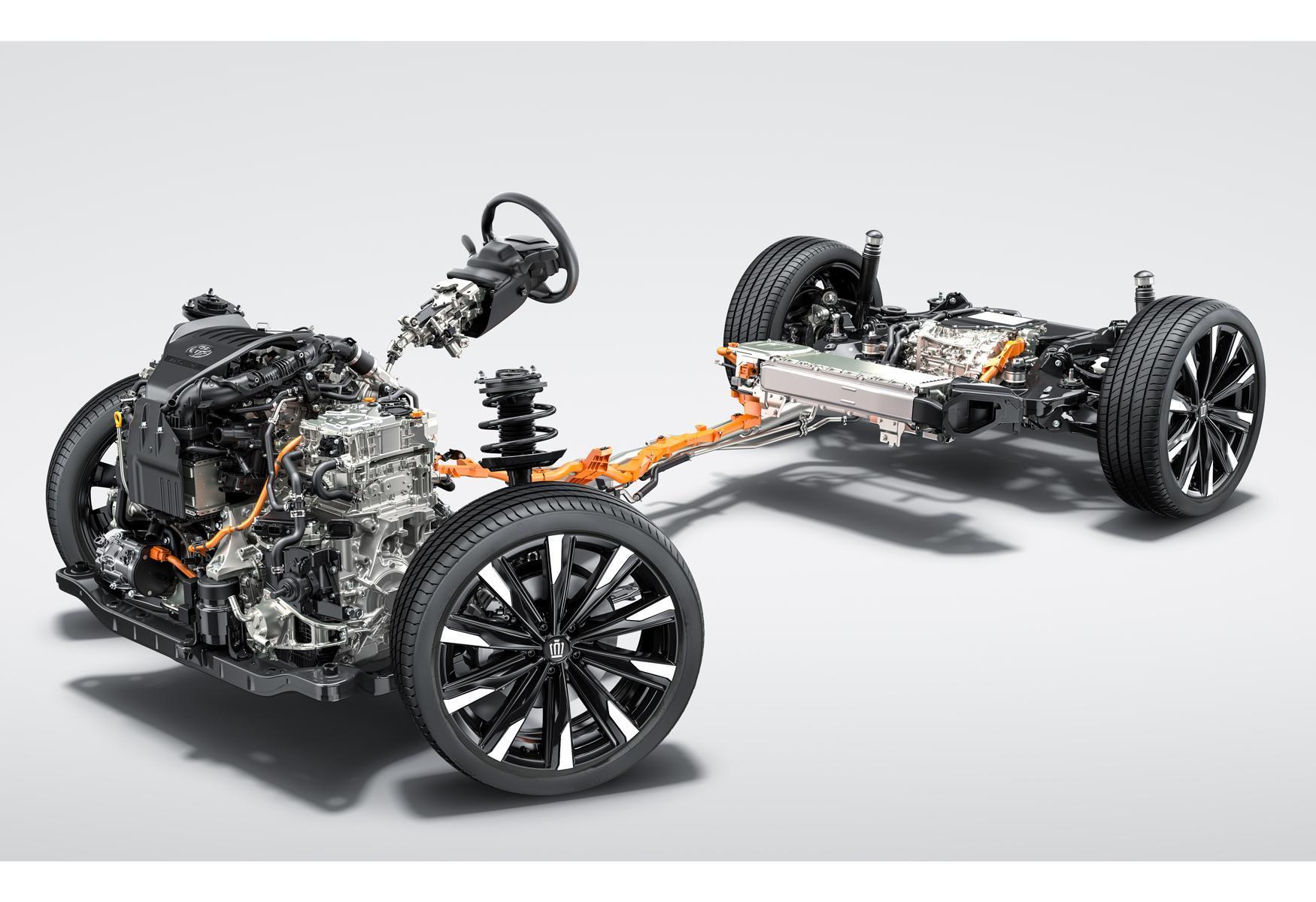 E-Four Advanced電子式四輪傳動系統。