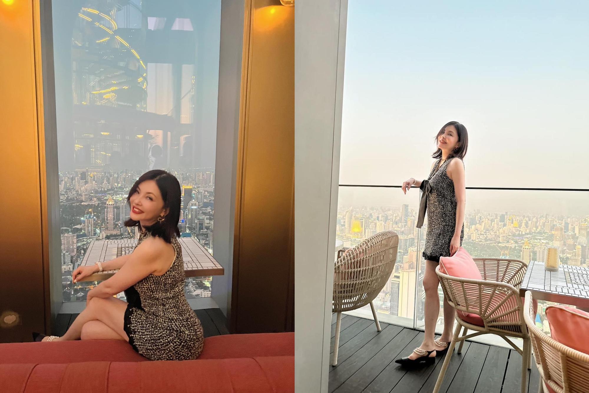 何如芸最近去曼谷度假,美照連發。(翻攝自何如芸臉書)