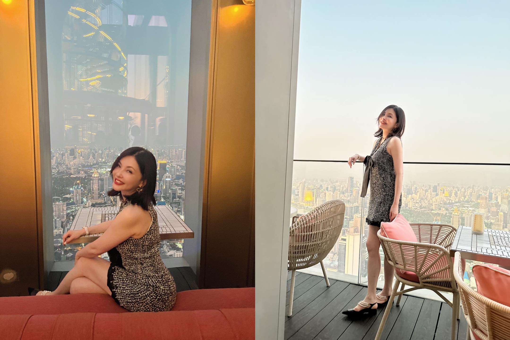 何如芸最近去曼谷度假，美照連發。（翻攝自何如芸臉書）