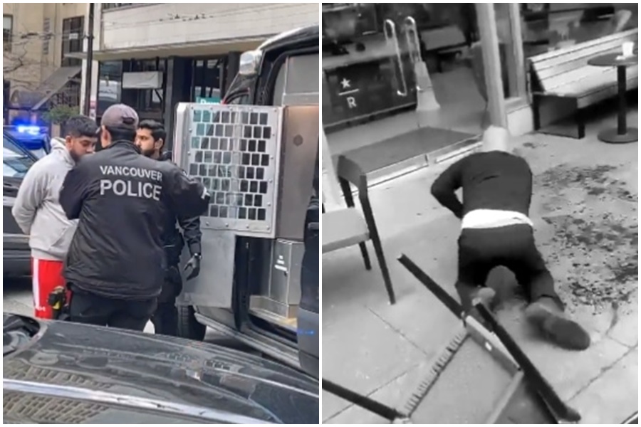 加拿大一名父親因勸誡身旁男子不要在幼兒面前抽電子菸，慘遭殺害。（翻攝自推特）