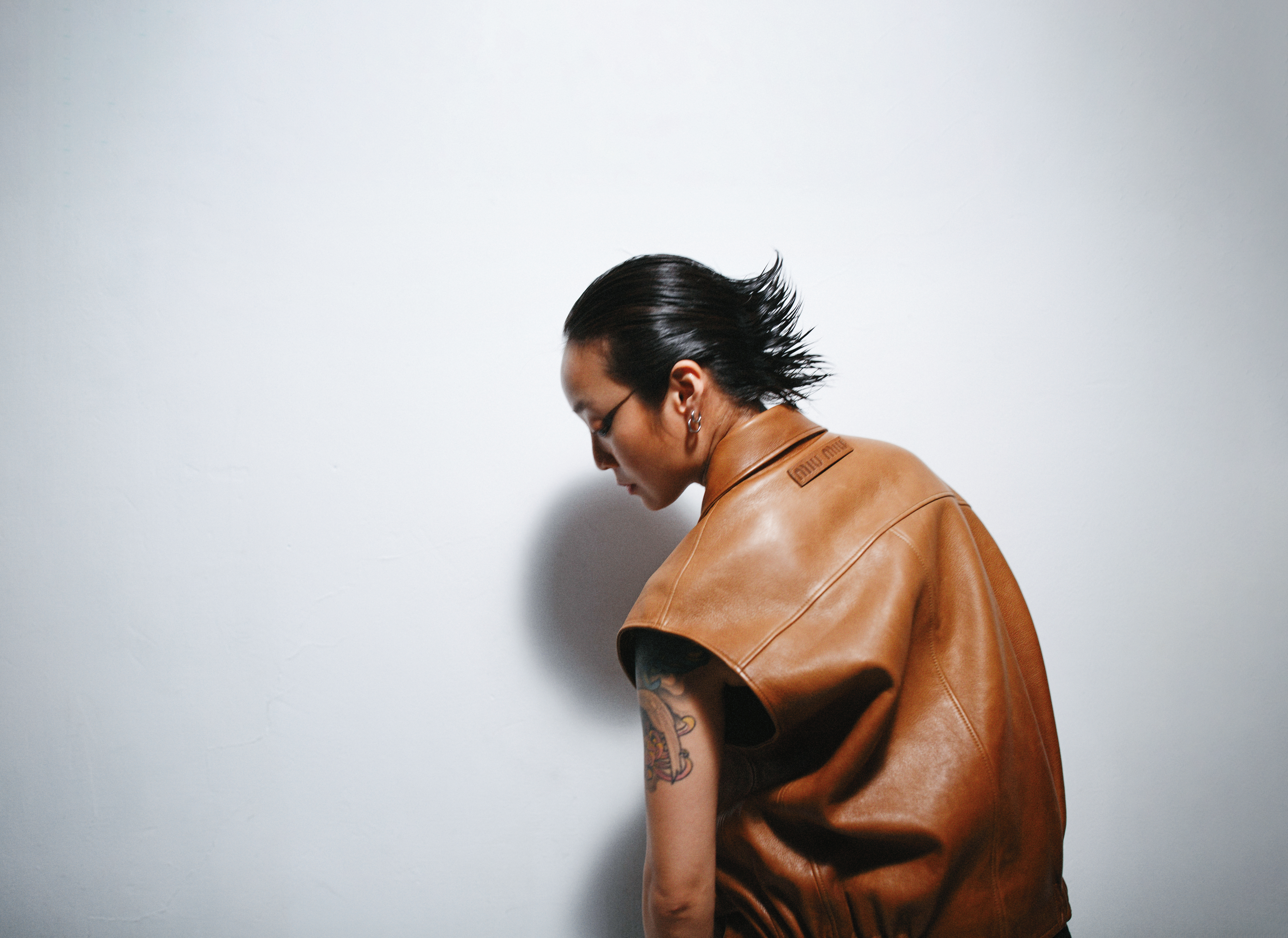 納帕皮革背心 NT$170,000 by MIU MIU