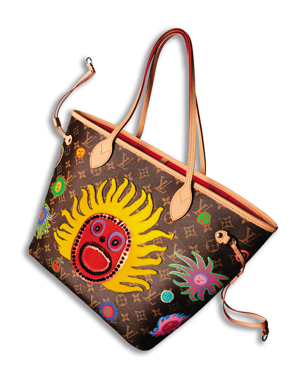 LV X YK Neverfull MM手袋。NT$98,000（路易威登提供）