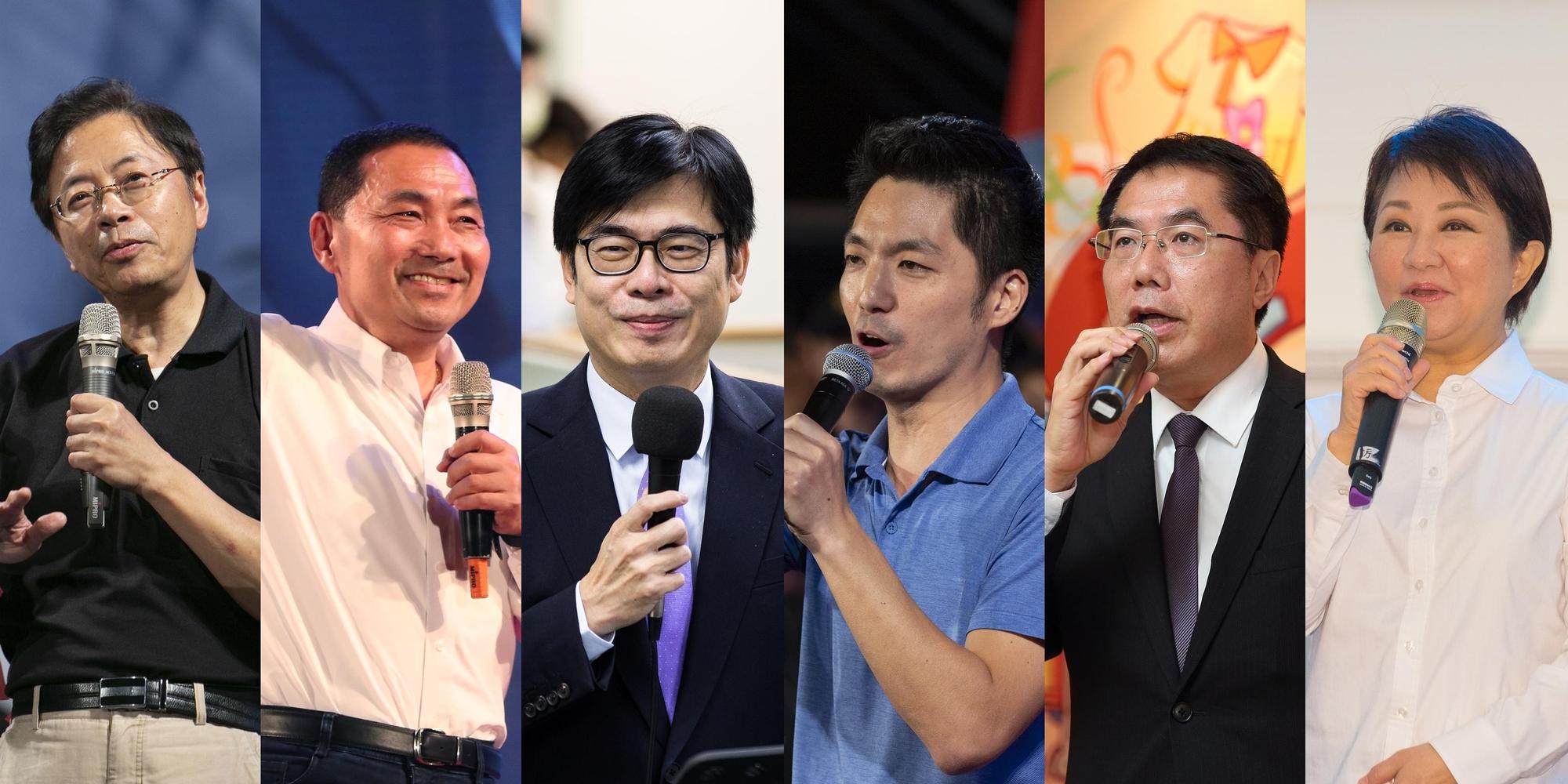銘傳大學網路聲量與新媒體研究中心公布六都市長施政百日的網路好感度調查。