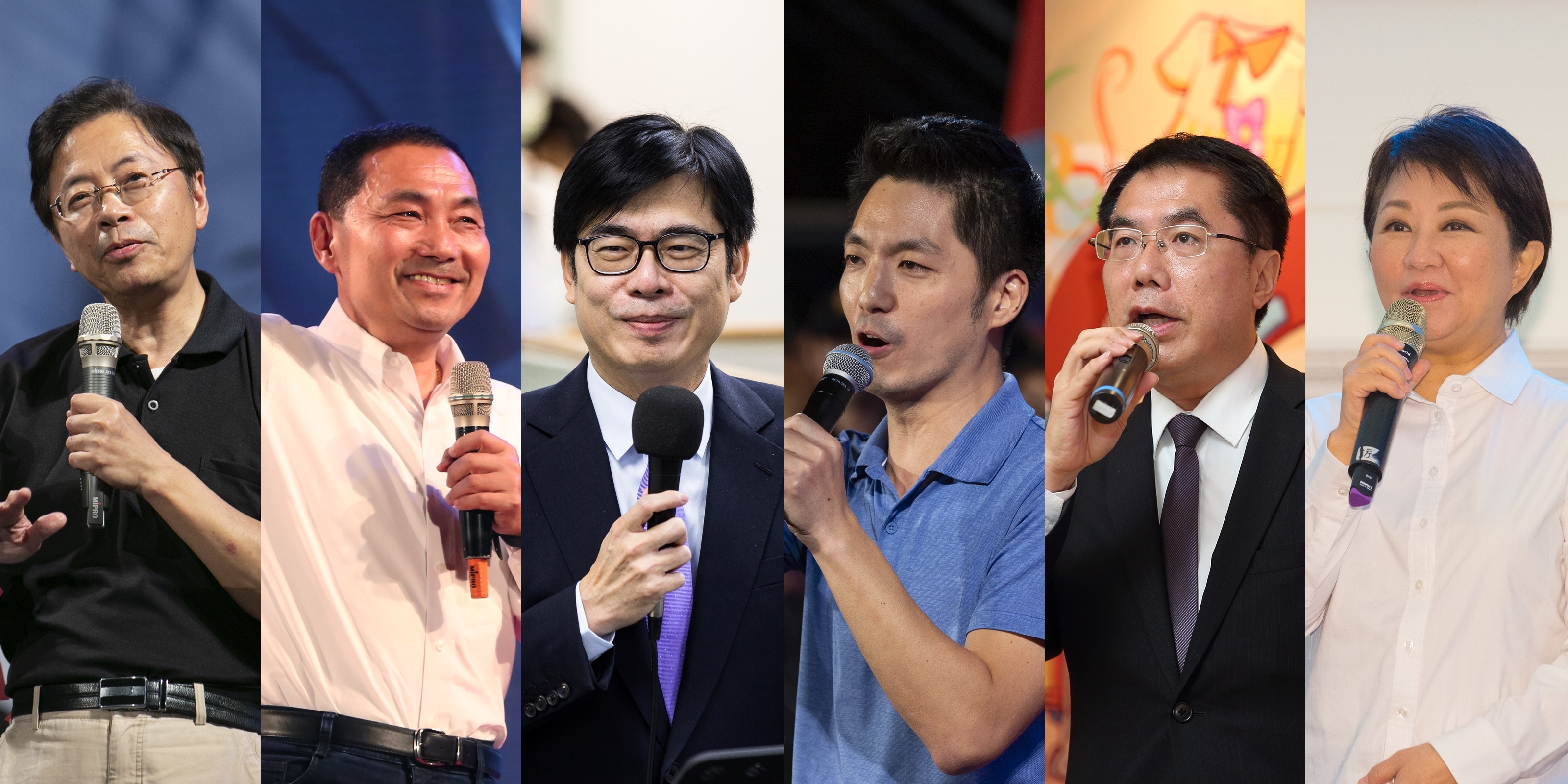 銘傳大學網路聲量與新媒體研究中心公布六都市長施政百日的網路好感度調查。