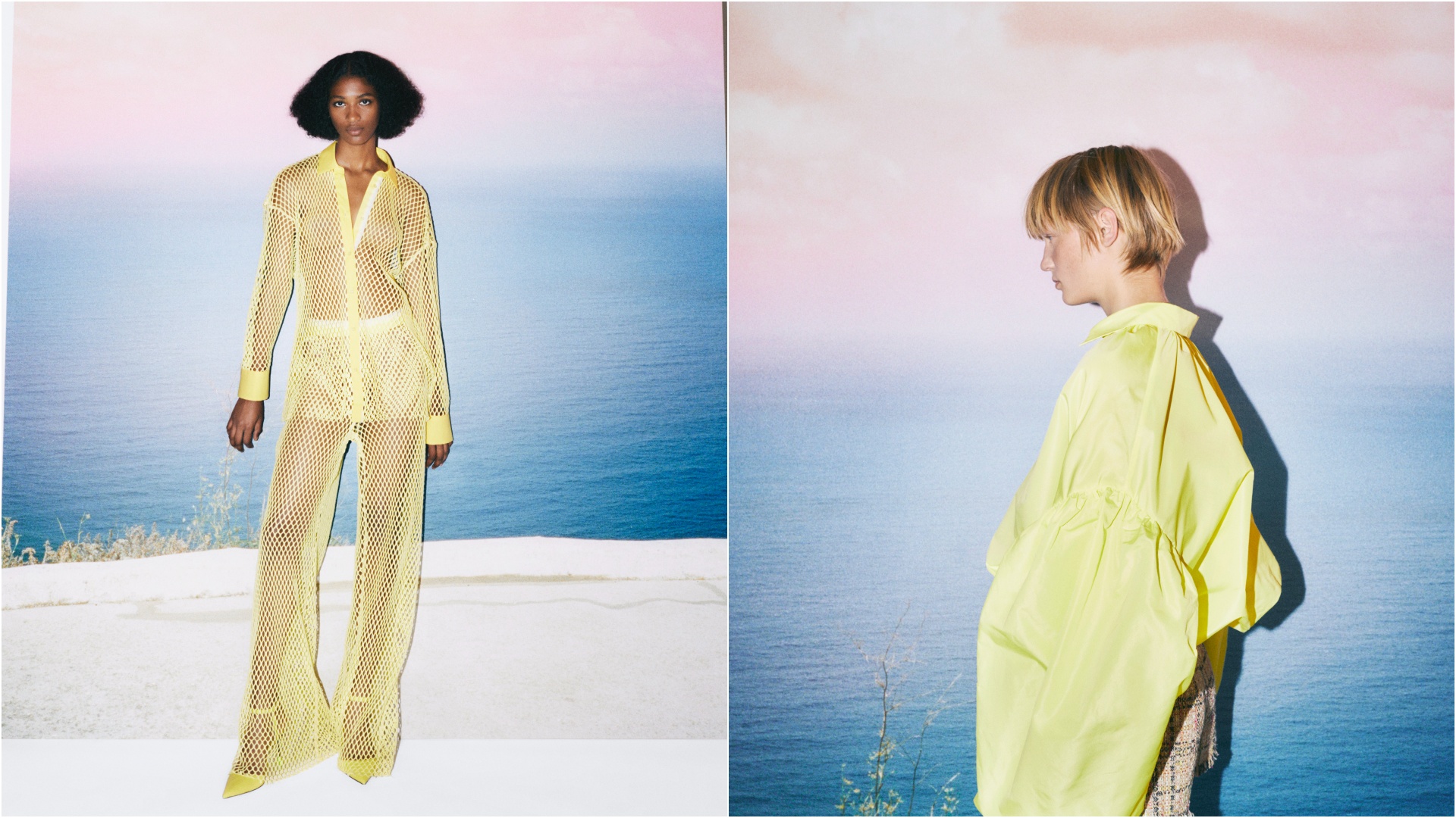 MSGM本季推出多項檸檬黃色單品，充滿朝氣與活力。（藍鐘提供）