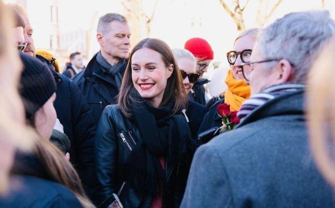 現年37歲芬蘭總理馬林挑戰連任失敗。(翻攝Sanna Marin IG)