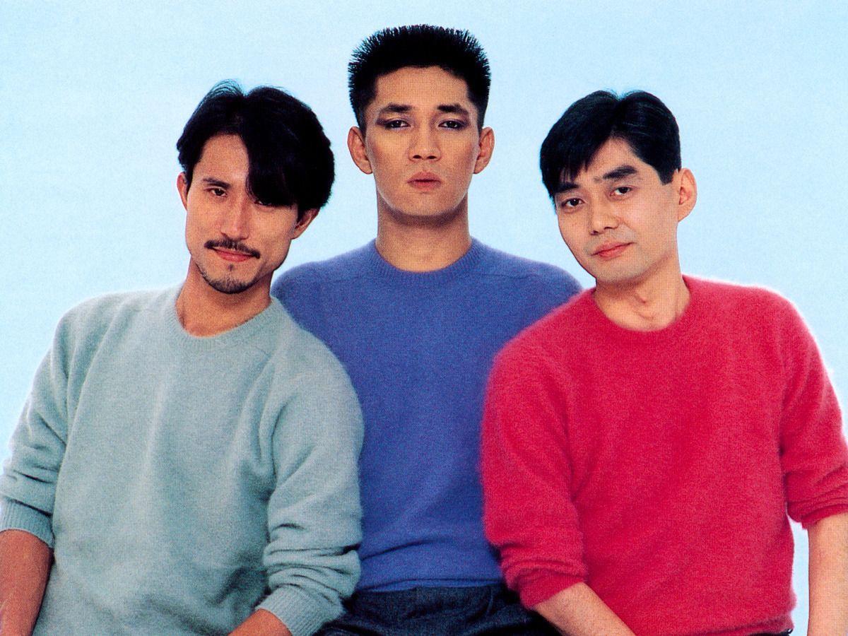 高橋幸宏(左起)、坂本龍一、細野晴臣1978年組成「YMO」出道,在海內外受到歡迎。(翻攝自網路)