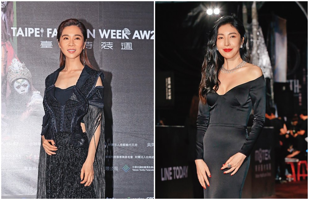楊謹華（右圖）和謝盈萱（左圖）去年在金鐘獎廝殺，今年將在影集中同台飆戲。