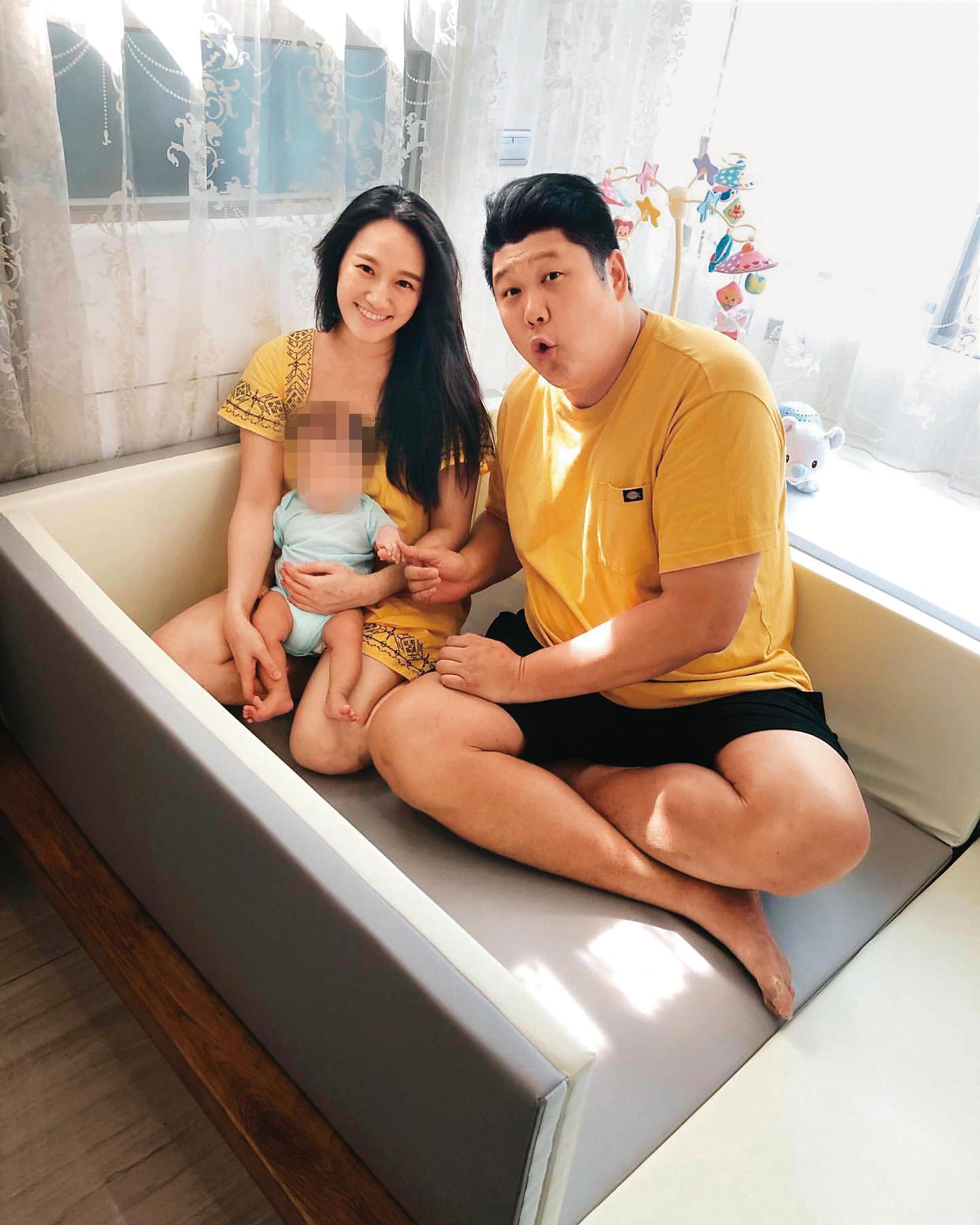 哈孝遠和老婆瑄瑄育有一子，成為姑嫂之戰的導火線。（翻攝自liufanshiuan IG）