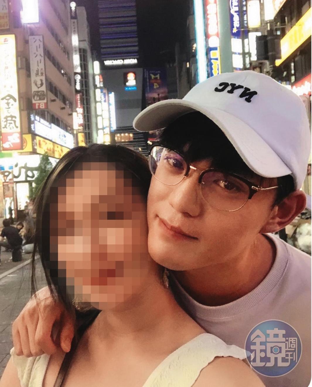 呂杰陽(右)曾跟前女友L女交往1年半,兩人不歡而散。(讀者提供)