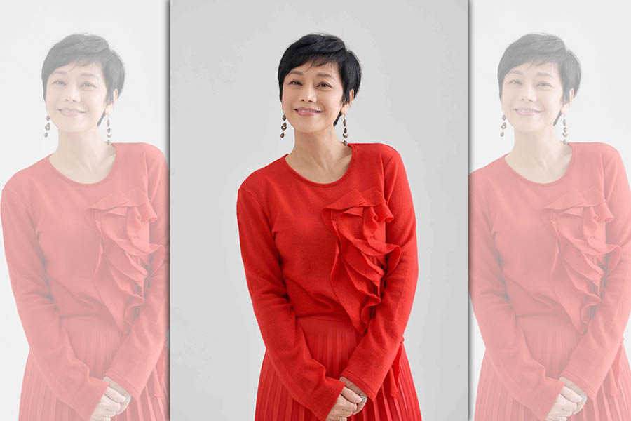 張艾嘉接受台灣媒體訪問，表示看到自己的名字被打在大銀幕上，就充滿了成就感與驕傲。（甲上提供）