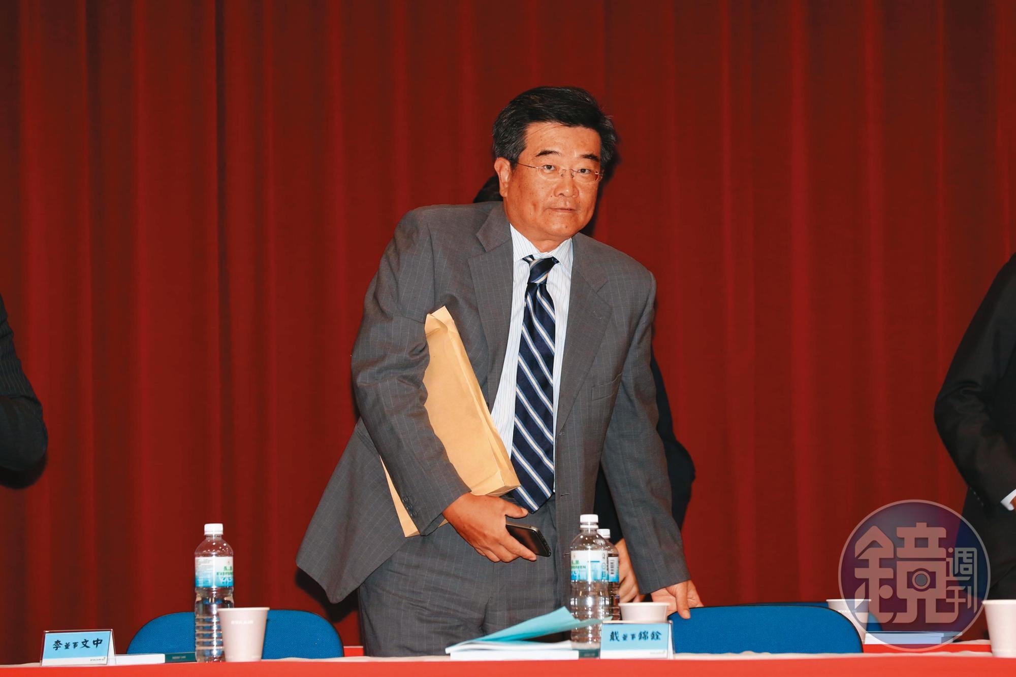 長榮集團老臣戴錦銓(圖)擔任張榮發遺囑執行人,被張國煒提告要求撤換。