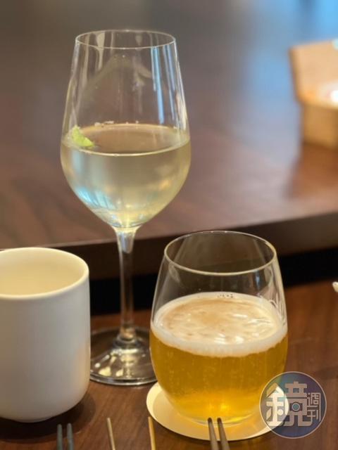 無酒精的調飲更考驗風味堆疊技巧，Nick為潤餅宴設計的「海潤」與「山嵐」，都是讓人一喝驚艷的調飲。