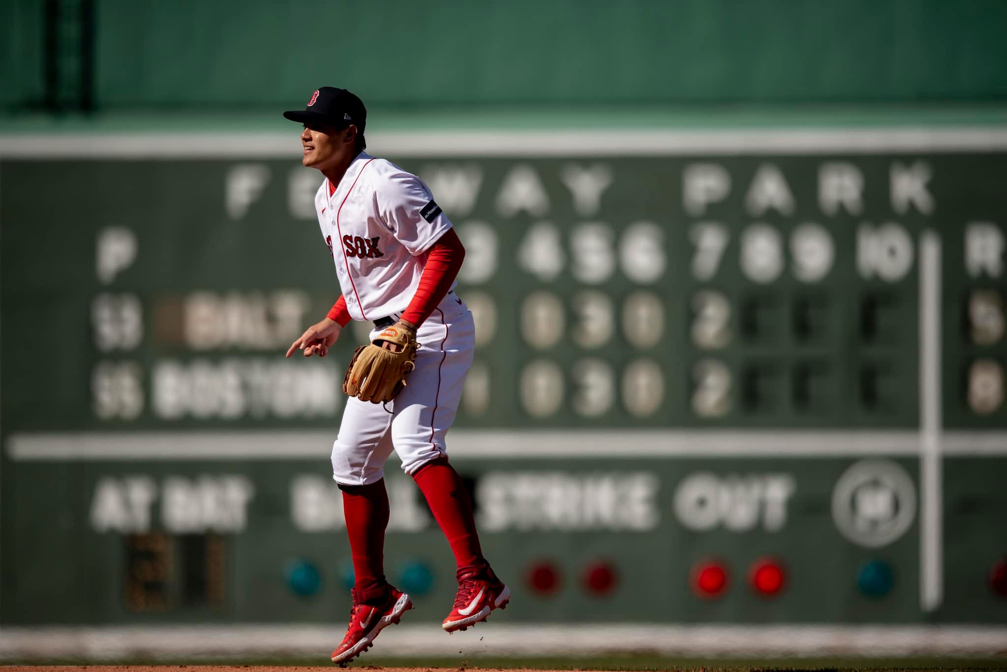 張育成今日迎來本季首度先發出賽機會，可惜安打仍未能開張。（翻攝自張育成臉書）