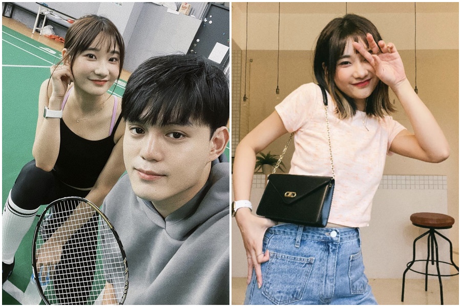 愛莉莎莎男友（左圖右）被爆曾毆打前女友超過3次以上，愛莉莎莎今（5日）發文護男友，說自己沒被打。（翻攝自愛莉莎莎IG）