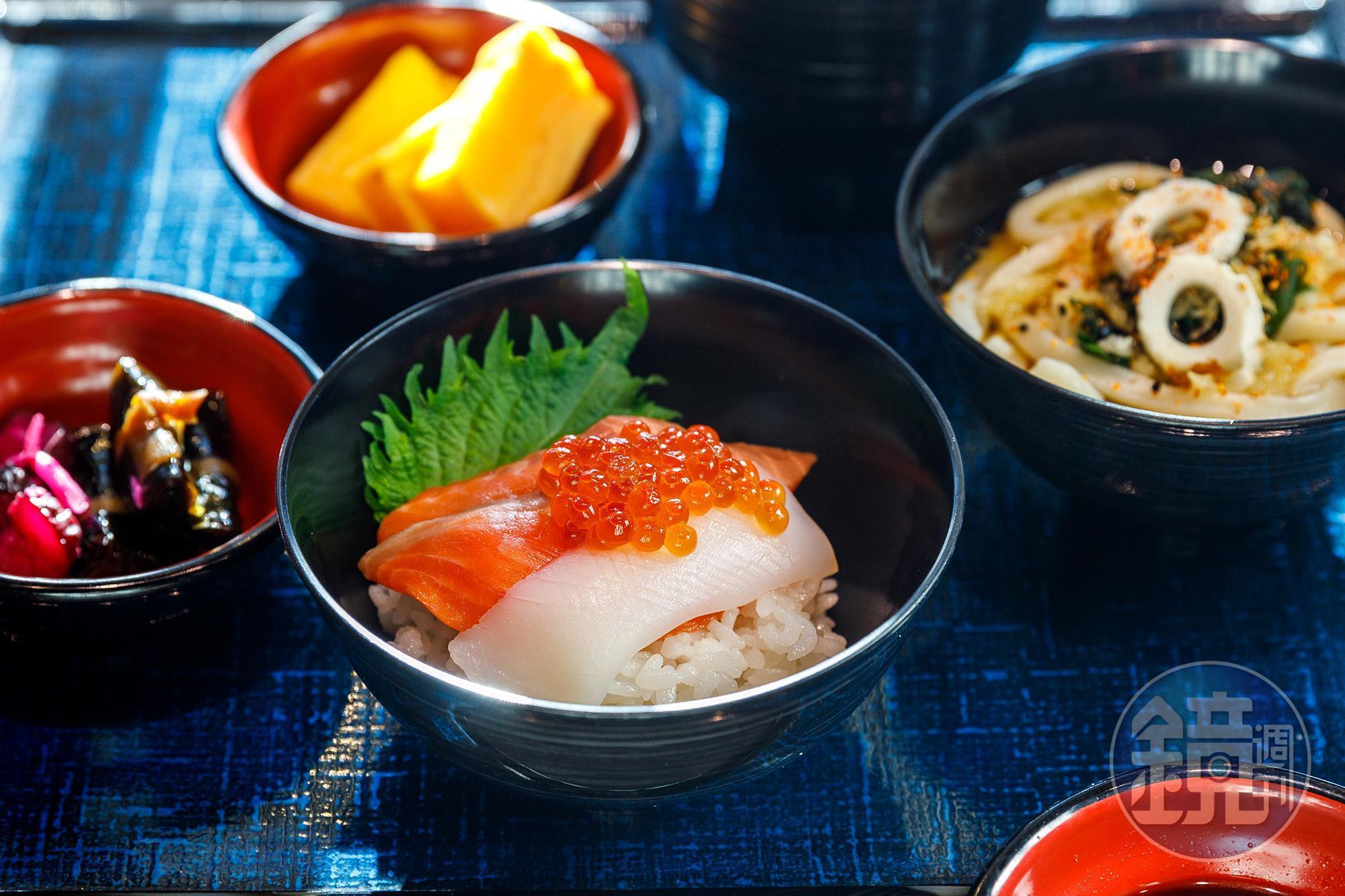 對於生魚片控，早餐用新鮮美味生魚片蓋飯開啟一天，絕對是必須的儀式。