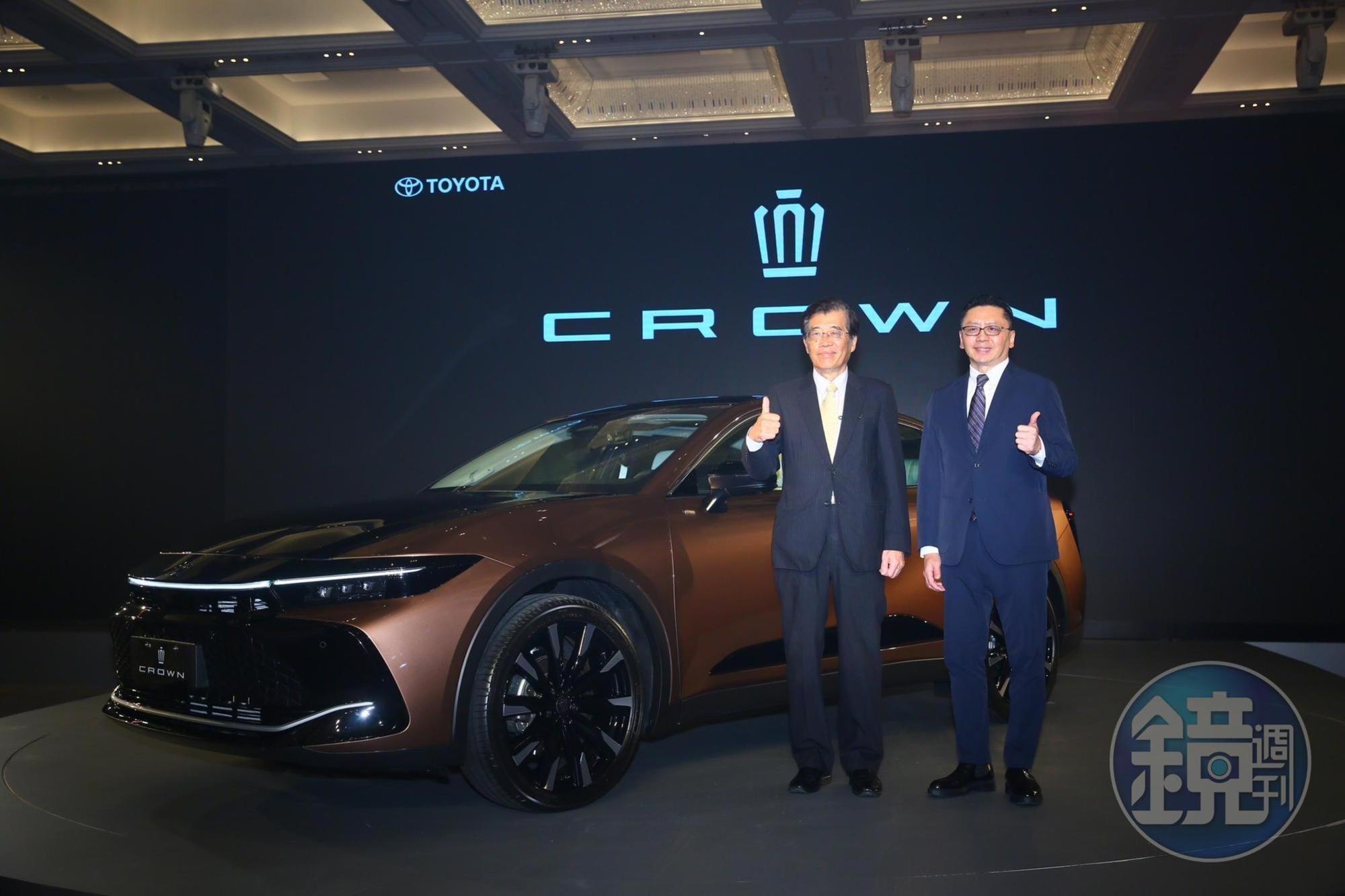Toyota Crown上市短短5天也接單接近千台，讓和泰車主管對4月銷量都相當期待。