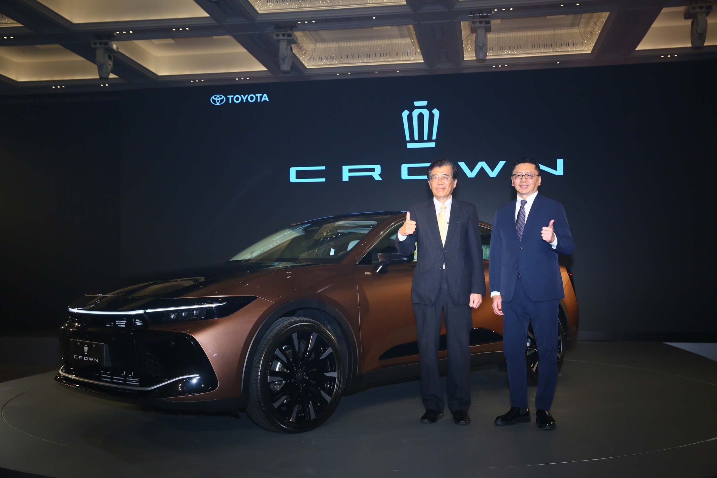 Toyota Crown上市短短5天也接單接近千台，讓和泰車主管對4月銷量都相當期待。