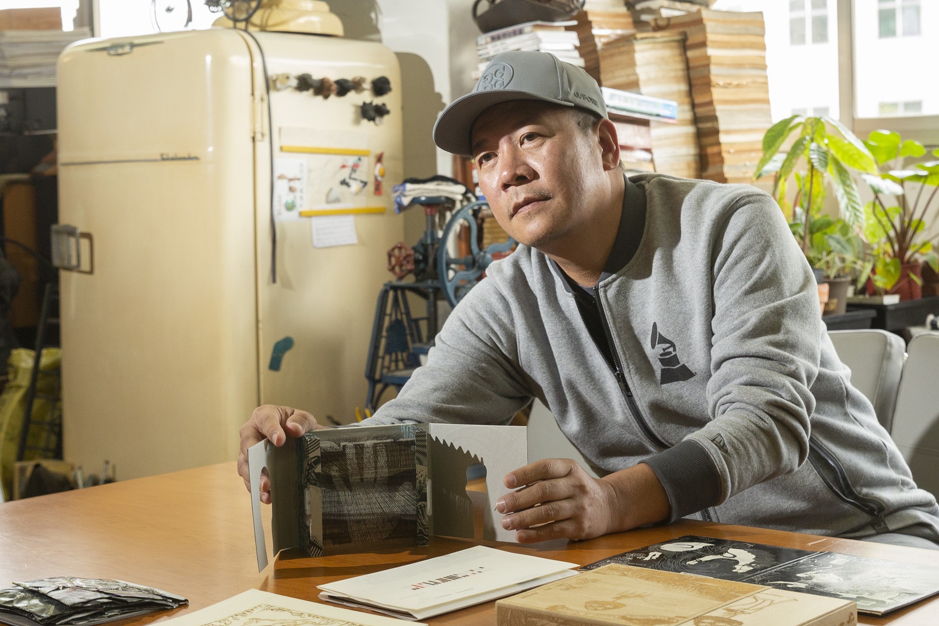 葛萊美獎「最佳唱片包裝設計獎」得主蕭青陽。