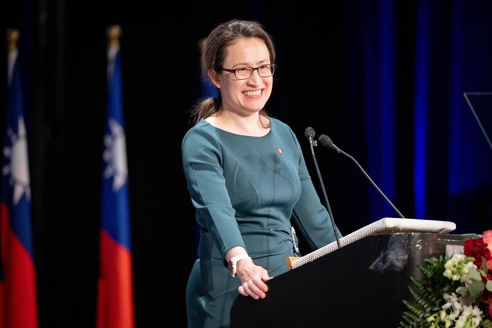 台南女兒蕭美琴遭中國點名為制裁對象，台南市長黃偉哲發文聲援。（翻攝畫面）