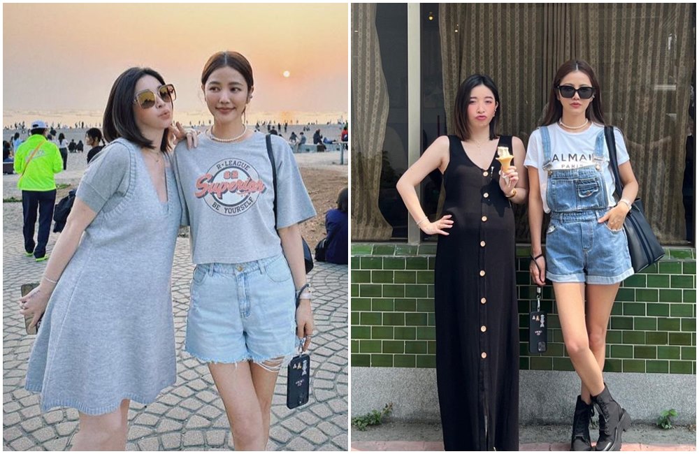 許維恩與姊姊許路兒在台南。（翻攝許維恩IG）