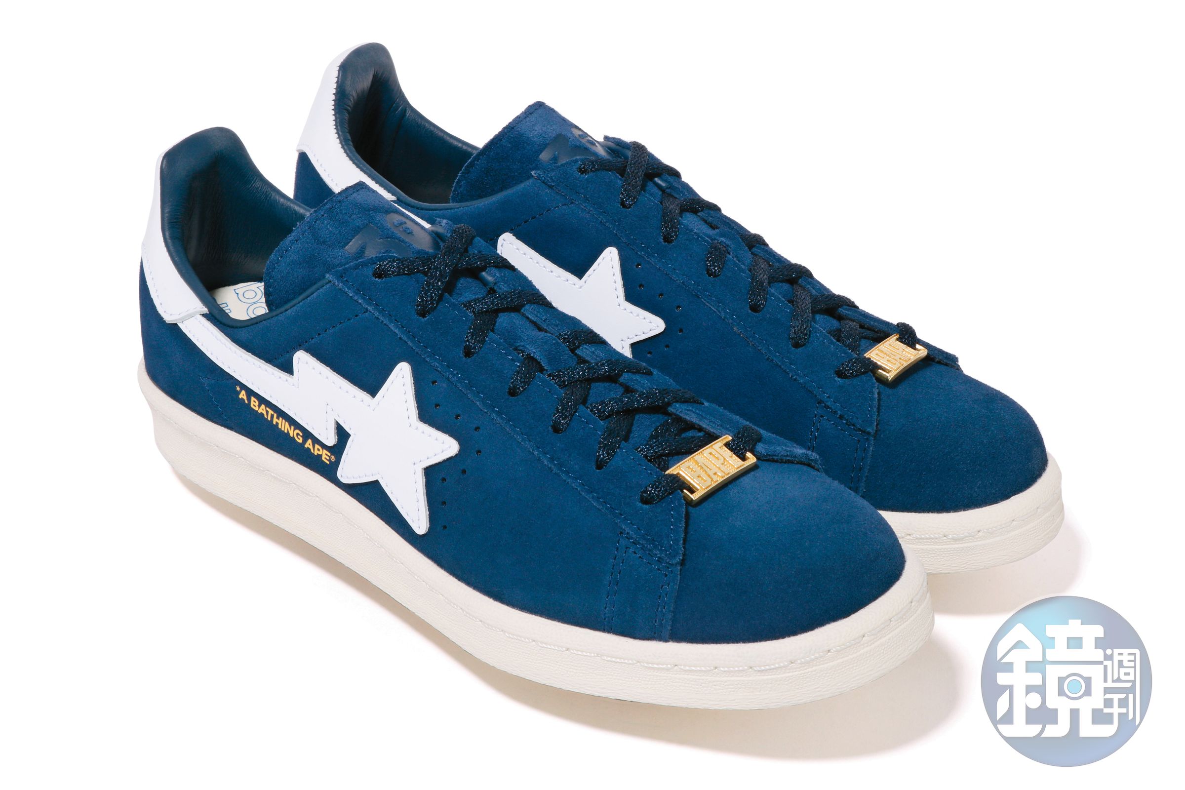 BAPE® × adidas Originals CAMPUS 80S MEN / LADIES NT$5,290 （I.T 提供） 