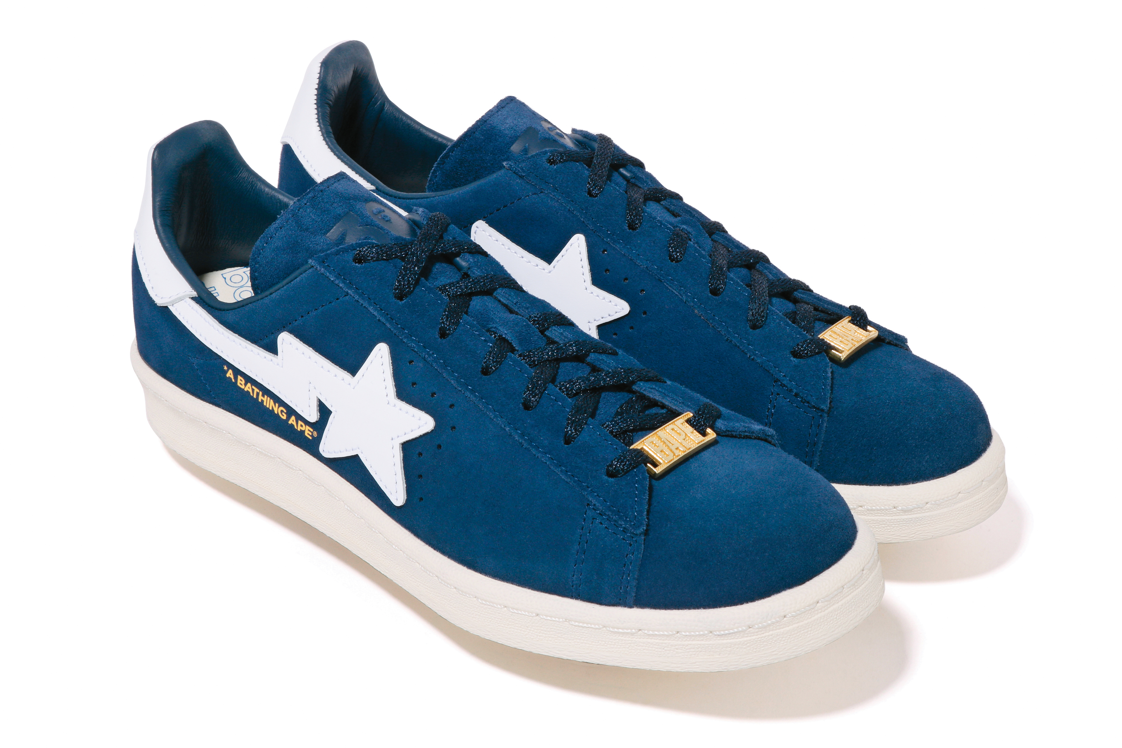BAPE® × adidas Originals CAMPUS 80S MEN / LADIES NT$5,290 （I.T 提供） 