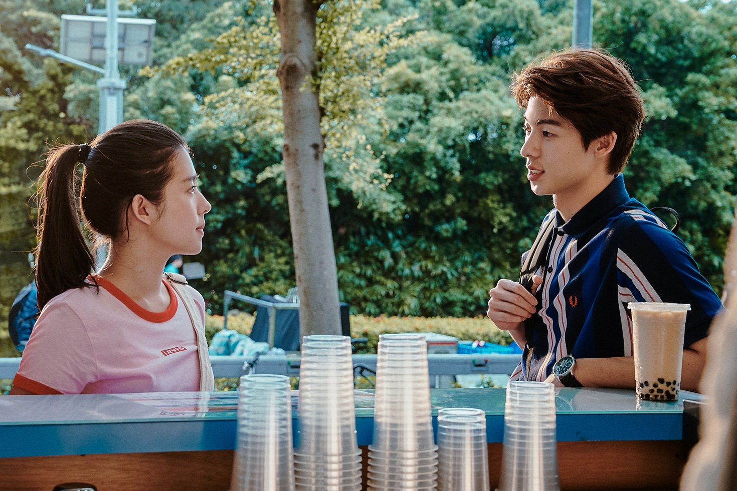 許光漢擔任電影的特別演出，扮演想要橫刀奪愛的學長。（華映提供）