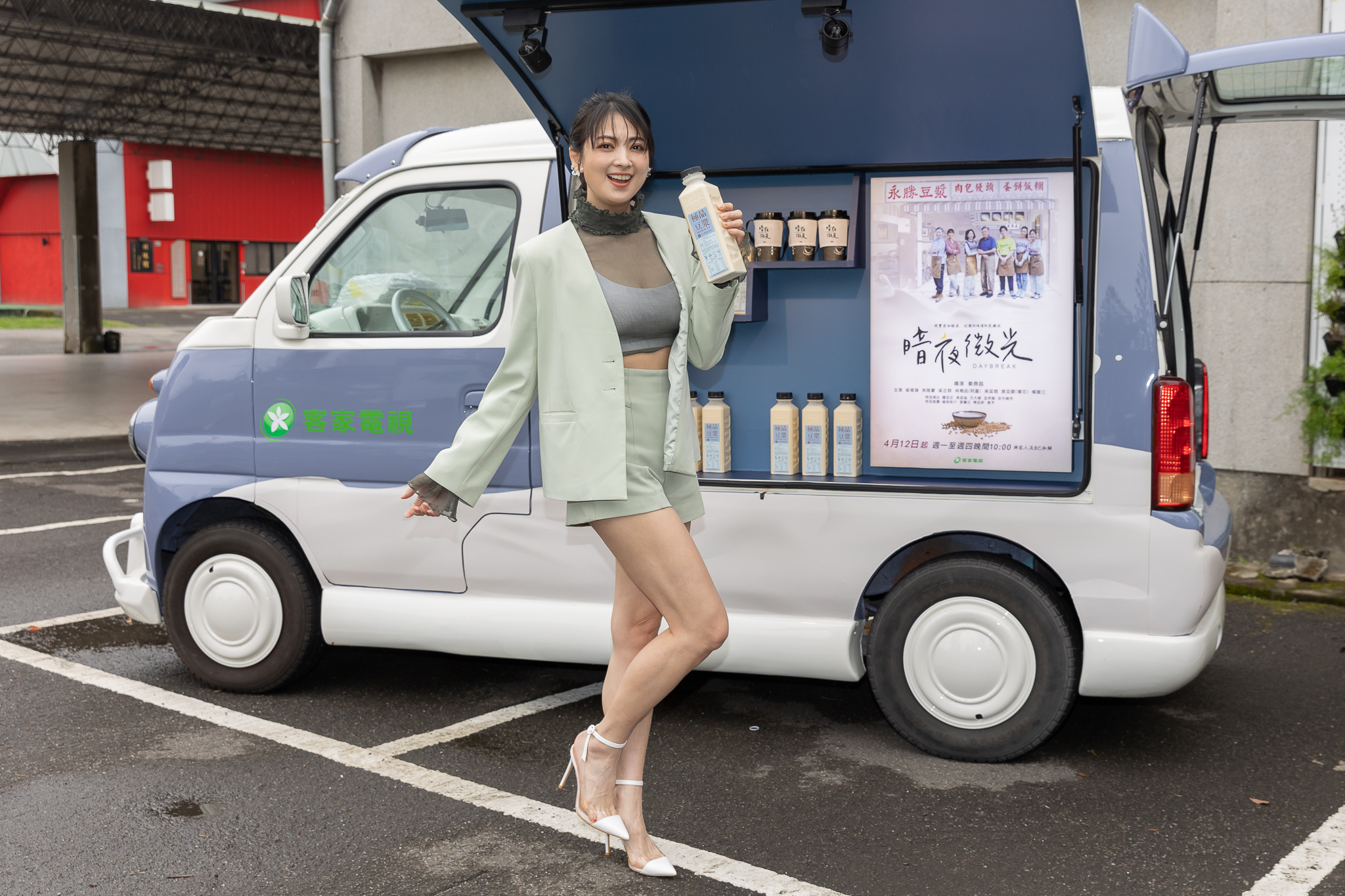 阿喜在《暗夜微光》飾演癌症患者。（客台提供）