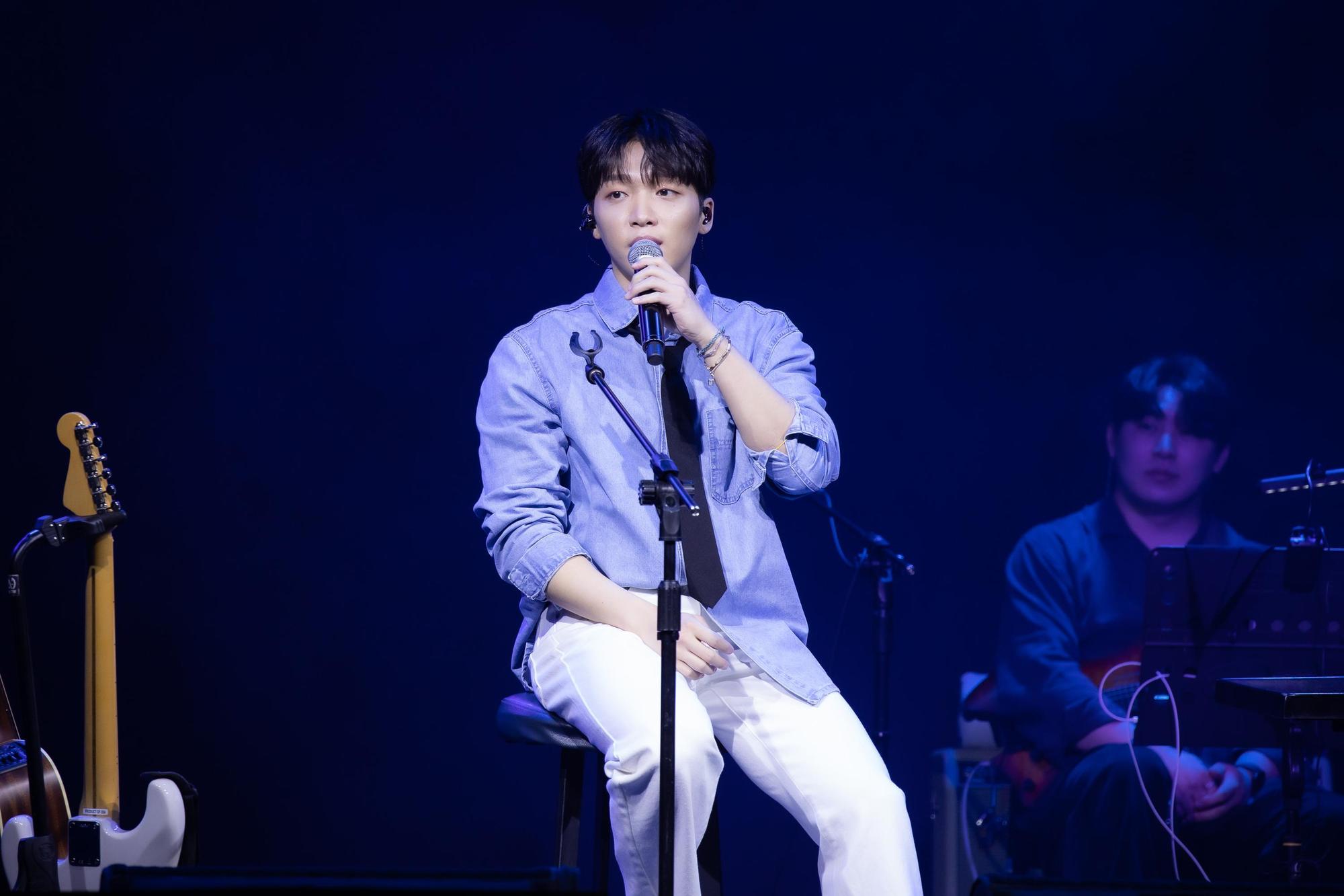 韓星鄭世雲今晚台北演唱會一連演唱20首歌曲。(映珈娛樂 提供)