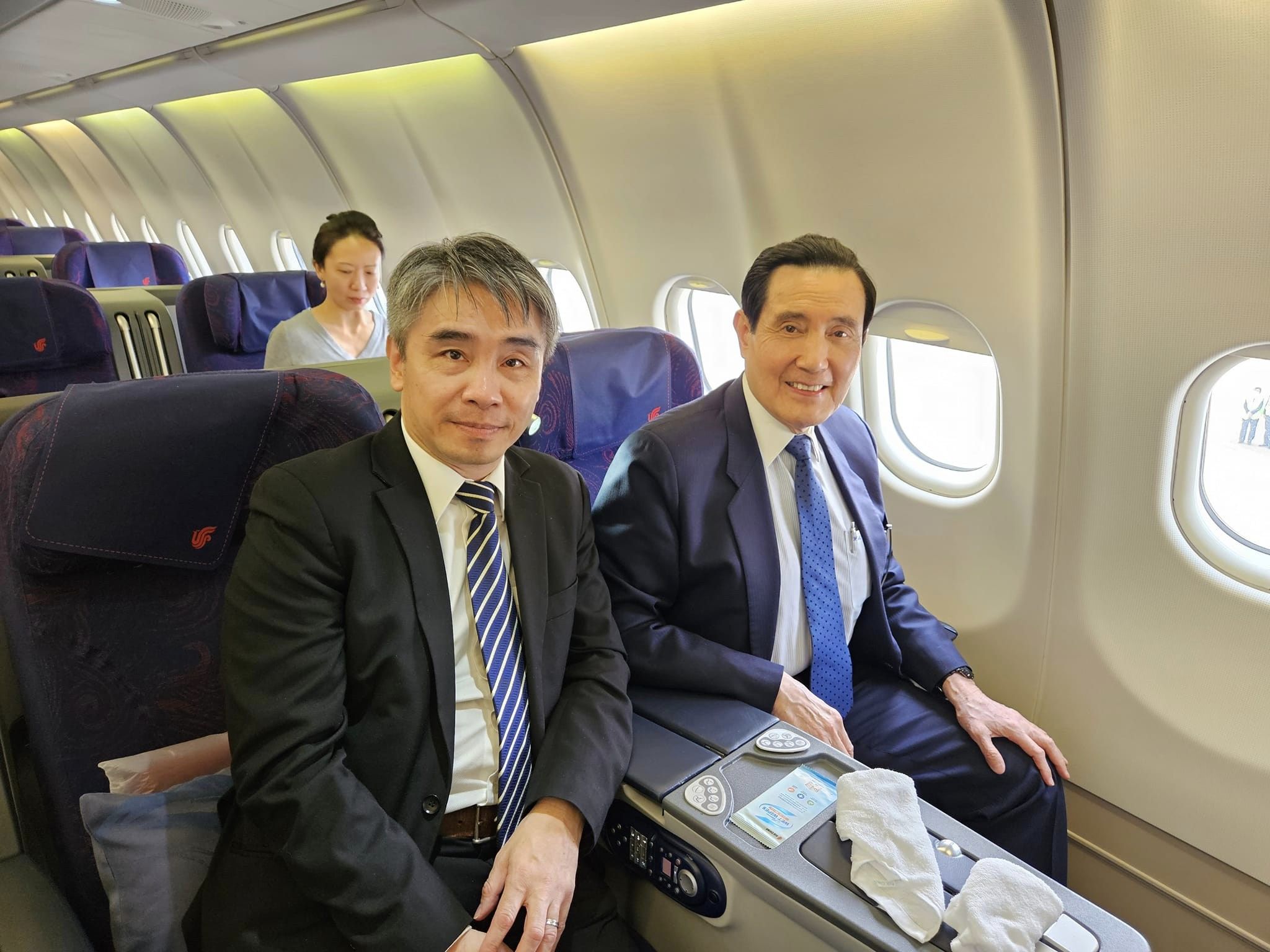 前總統馬英九日前才剛結束中國的祭祖行程,政大法律系教授廖元豪也是同行的團員之一。(翻攝自廖元豪臉書)