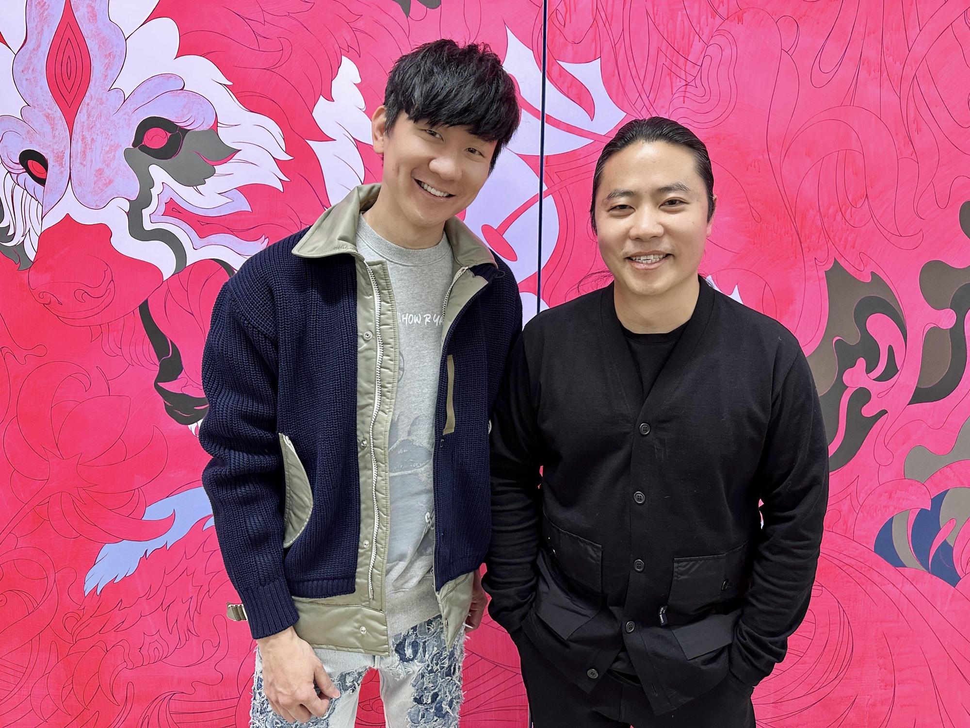 林俊傑(左)專輯視覺則邀請藝術家James Jean(右)為專輯量身打造。(JFJ Productions提供)