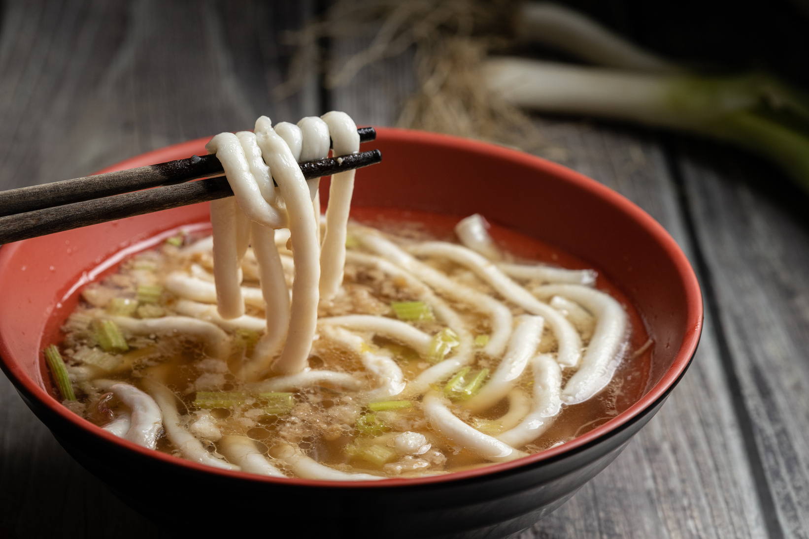 「米苔目」是我的最愛，口感Q軟，分量也剛好。（45元／碗）