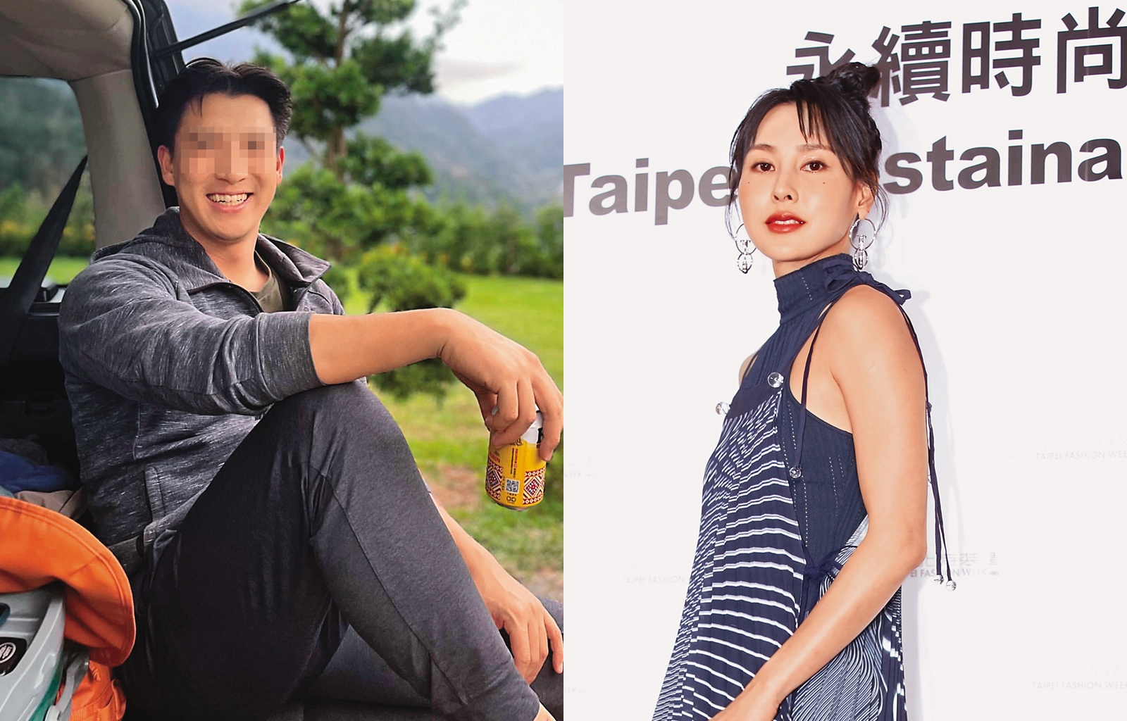 房思瑜今年相當忙碌，自創品牌當CEO外，還有演藝事業要顧，日前出席時裝秀的她，已有新戀情。房思瑜的新對象（左，翻攝自IG）熱愛戶外運動，外型陽光帥氣。