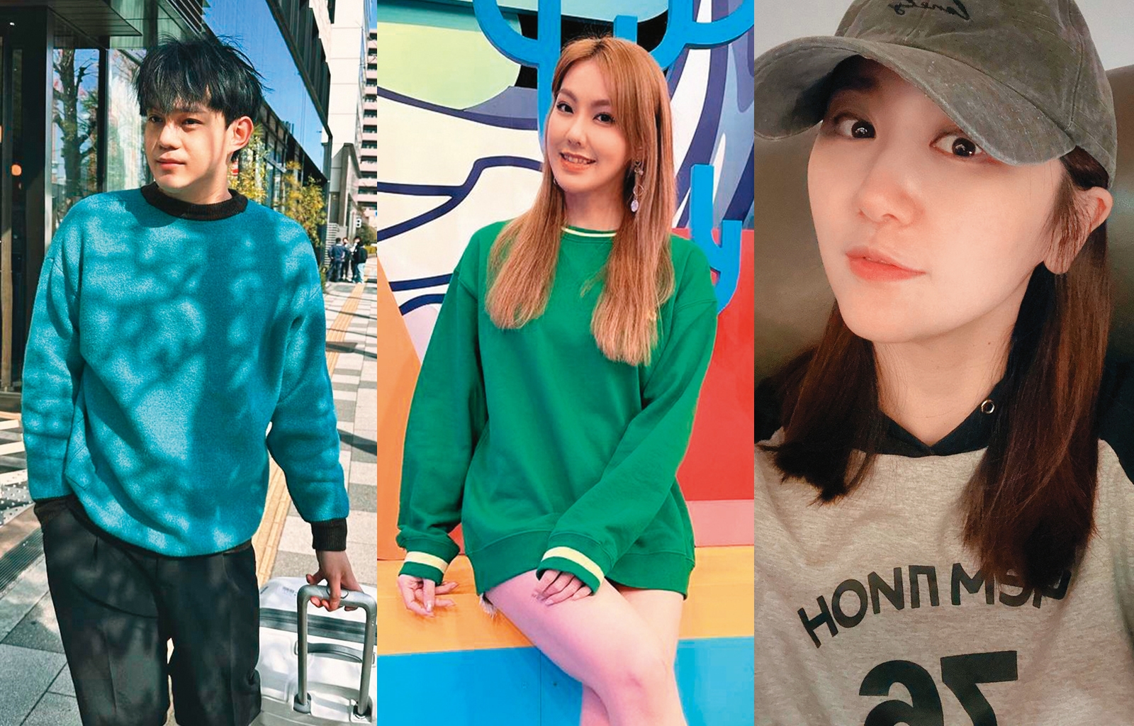 不少夫妻閨房之事不同調，像是愛莉莎莎新男友呂杰陽（左起）、劉雨柔、蔡允潔都有類似經驗。（合成圖，翻攝IG）