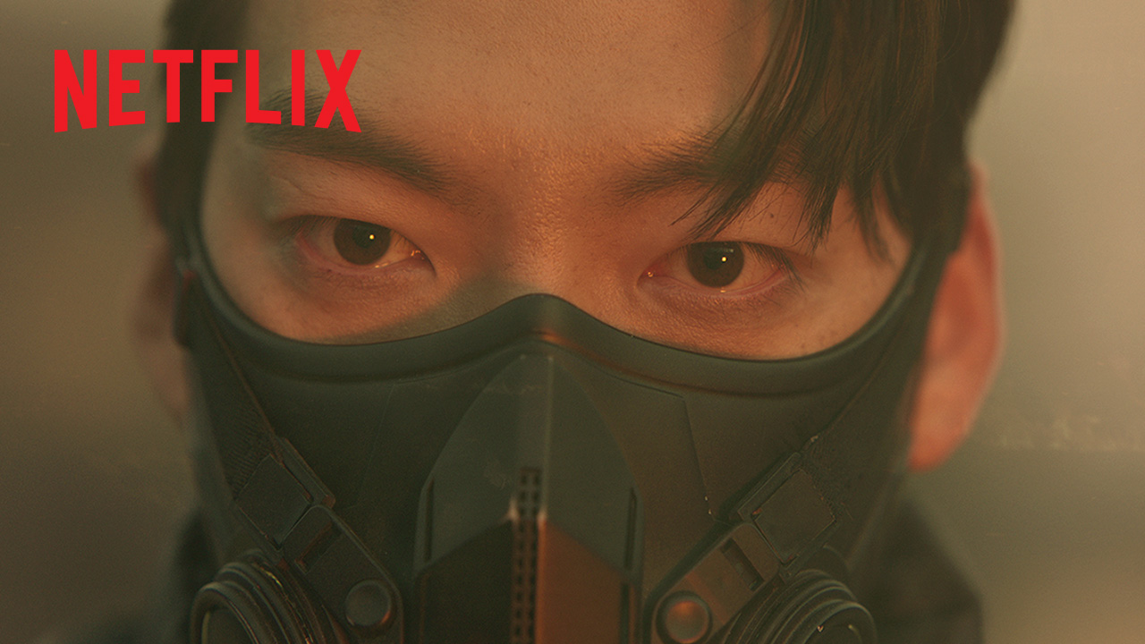 金宇彬主演Netlix《末日騎士》釋出前導預告，金宇彬帥氣爆表。（Netflix提供）