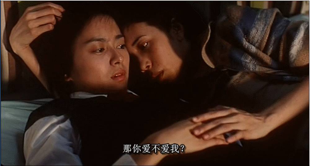 張艾嘉的作品裡不乏描寫同性情誼，《心動》裡莫文蔚就愛著梁詠琪，但最後嫁給了金城武。（網路圖片）