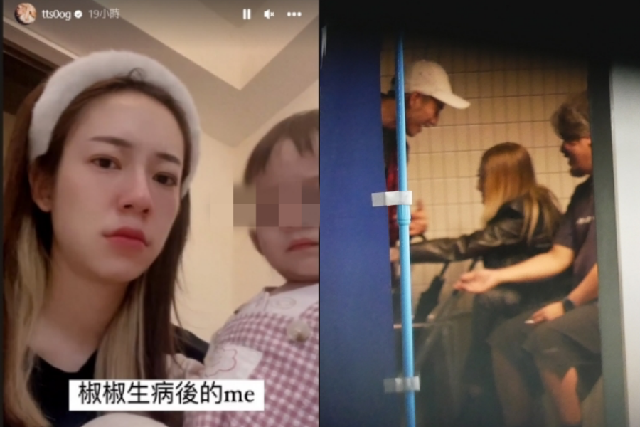 周孝安方面強調2月已經離婚,4月才會跟洋妞斷片玩成那樣(右圖);對此陳天仁(左)的經紀人也回應了。(翻攝陳天仁IG、本刊資料照)