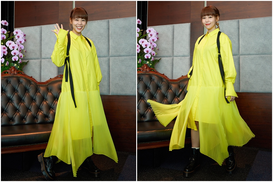 中日混血的華承妍曾是小室哲哉旗下女團的一員，她來台推出新專輯《X樂園》。（oneleader提供）