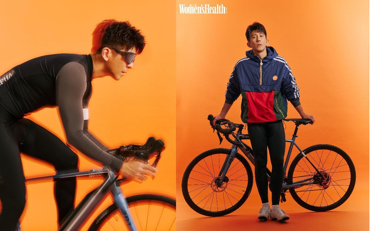 修杰楷熱愛騎單車，表示單車廚健身還能展示個人特色。（《Women's Health》提供）