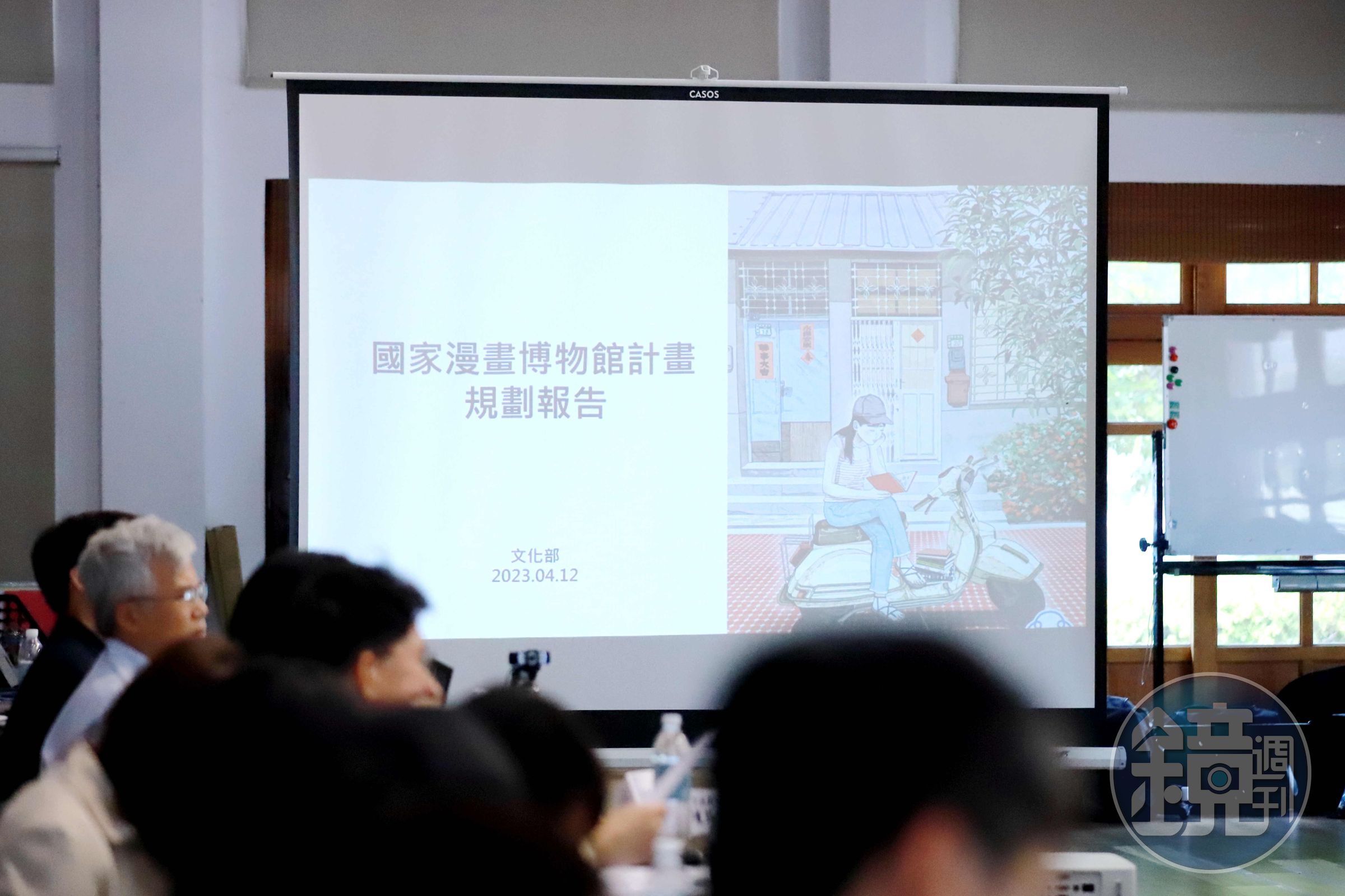 國家漫畫博物館將落腳在台中刑務所,史哲承諾加速籌備。(文化部提供)