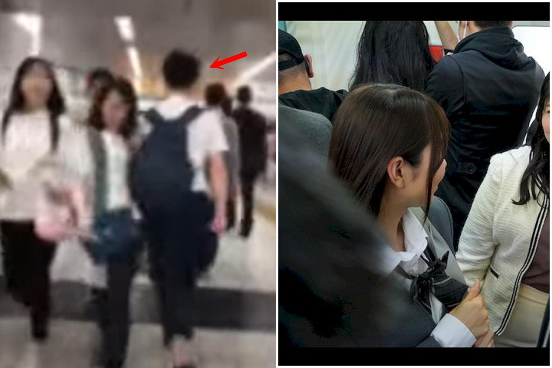 女生到日本玩注意！「暴走仇女痴漢」頻出現JR站鬧區，多名日女遭攻擊受傷。（翻自YouTube畫面）