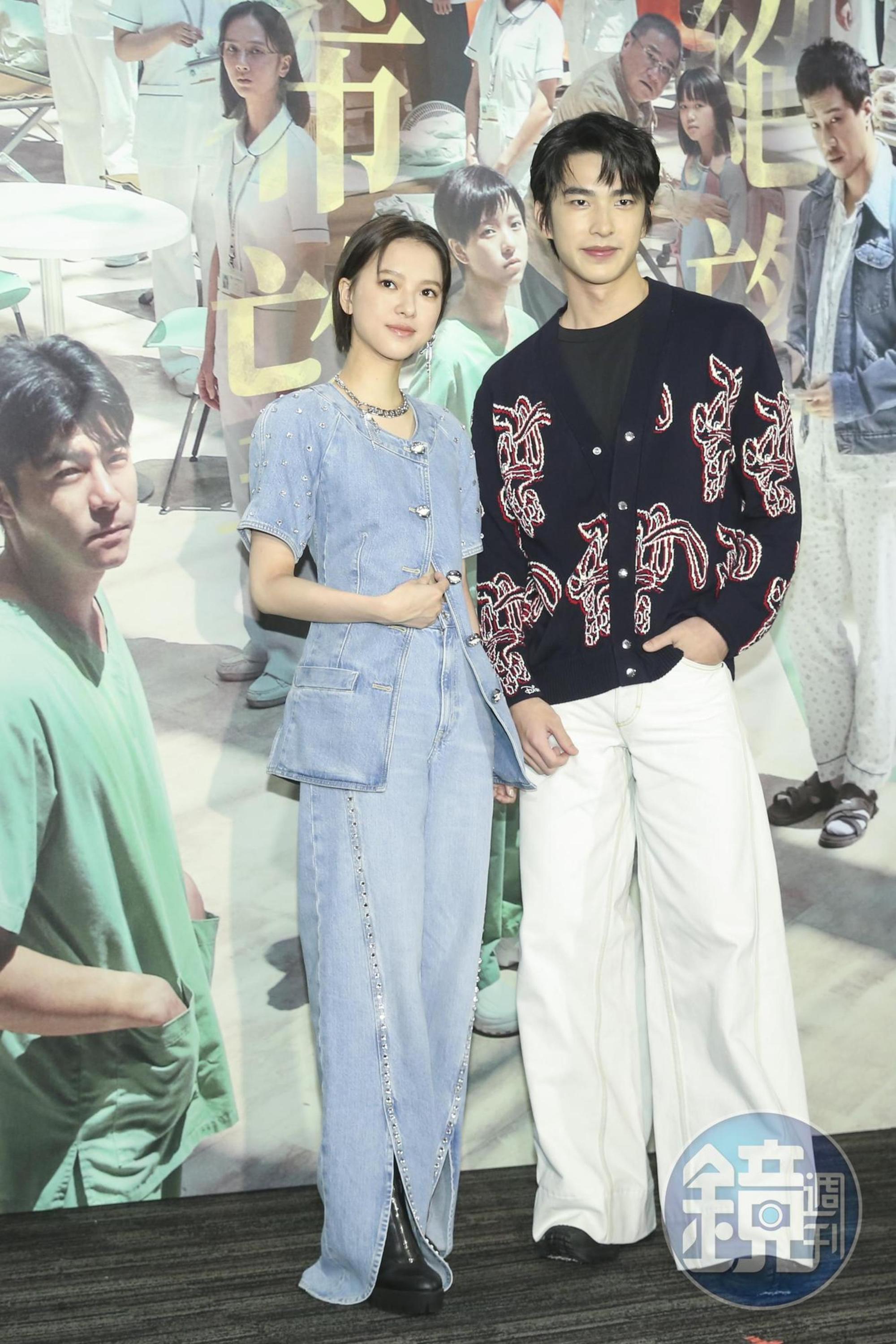 項婕如、曾敬驊再扮情侶,兩人有情緒很重的場面。