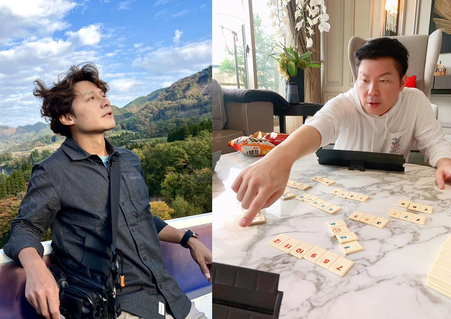 《藝外爆紅》中,楊皓如與狄志為討論金鐘男星不倫的八卦,但不是曾國城、廖科溢。(翻攝臉書)