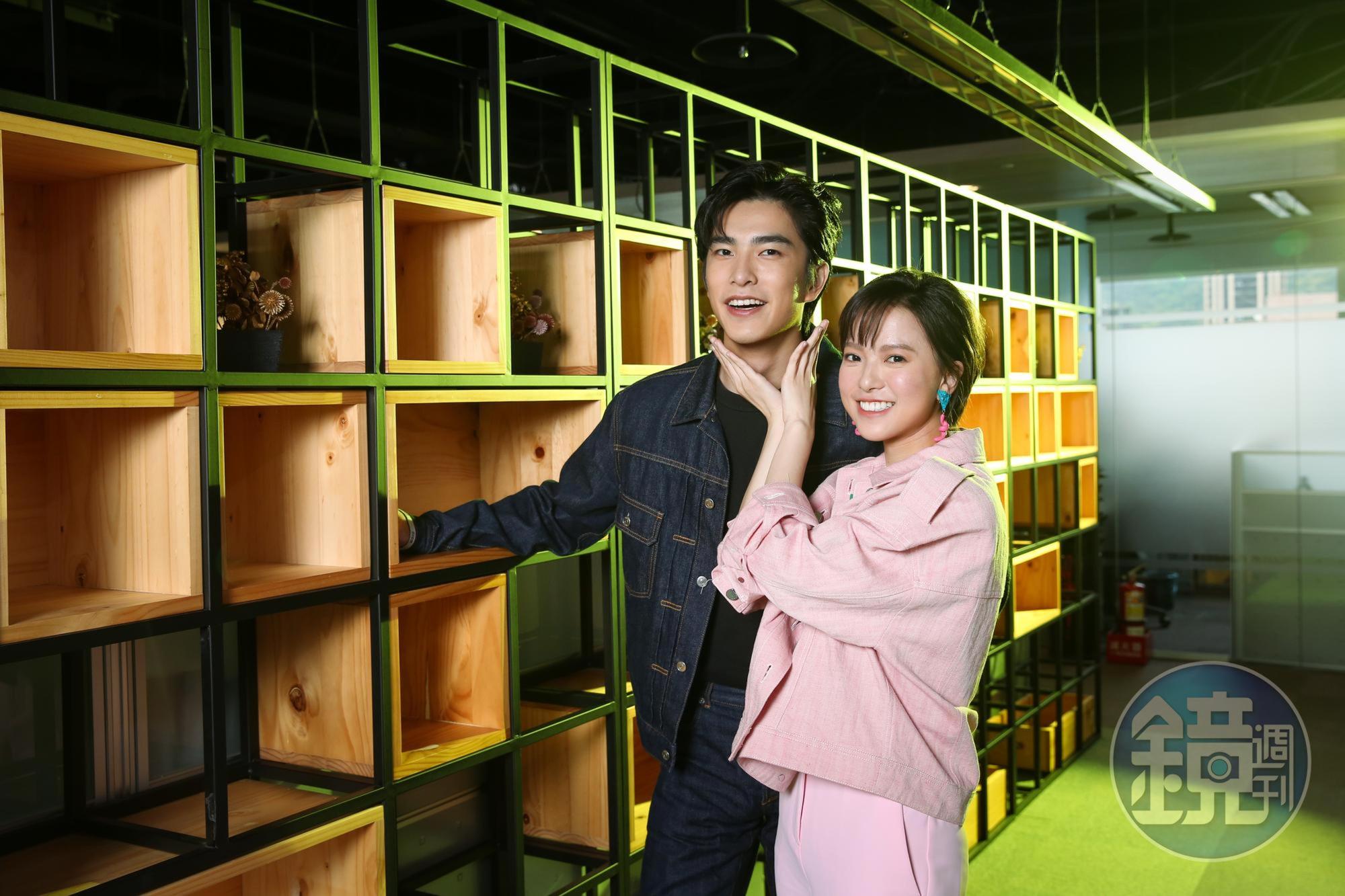 曾敬驊(左)與項婕如(右)歷經《做工的人》配對後,再演《疫起》已經默契十足。