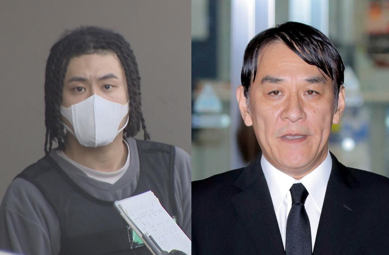 北浦翔暉持麻被逮;Pierre瀧(右)近來在《小海女》螢幕上「復出」。(翻攝網路)
