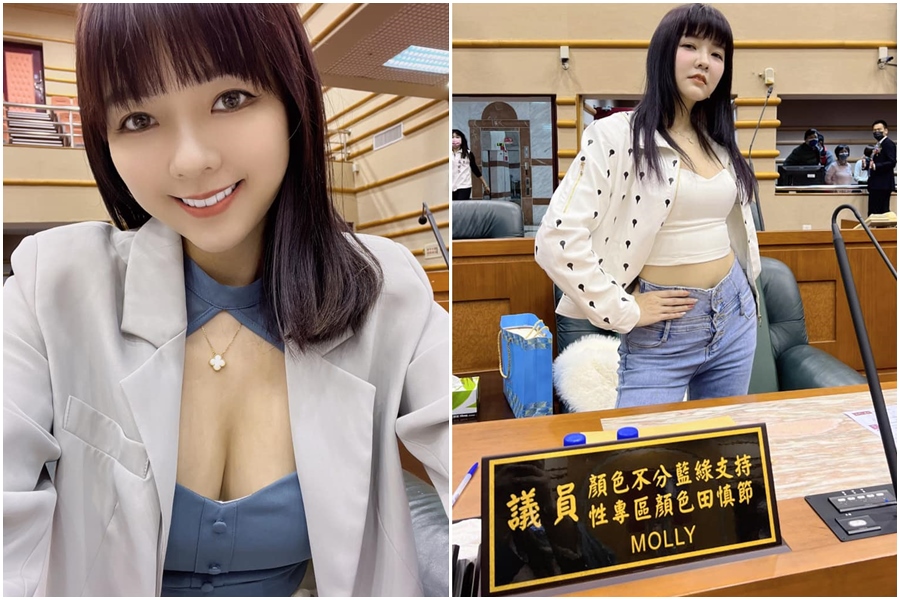 「顏色不分藍綠支持性專區顏色田慎節」收到內容超變態羞辱的電子郵件，忍不住崩潰大哭。（翻攝Molly 翎熹臉書）