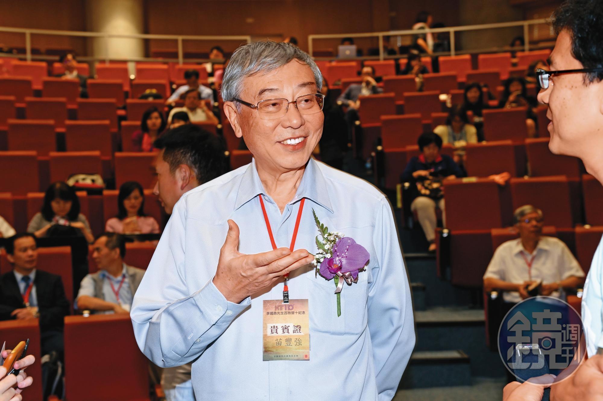 工總理事長苗豐強(圖),同時也是聯華集團董事長,相當看好氫能可以減輕碳排。