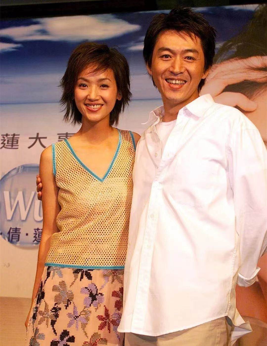 庹宗華(右)與紅極一時的吳倩蓮(左)談了12年戀情,可惜無疾而終。(翻攝自一網資訊)