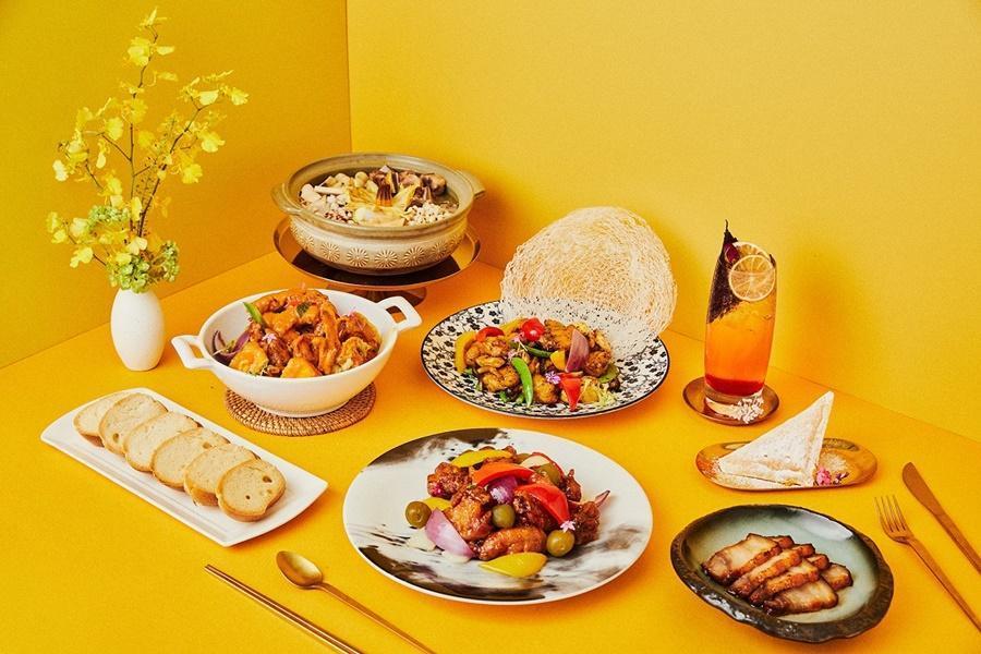 台北新板希爾頓酒店青雅中餐廳推出春季饗宴菜單。(台北新板希爾頓提供)